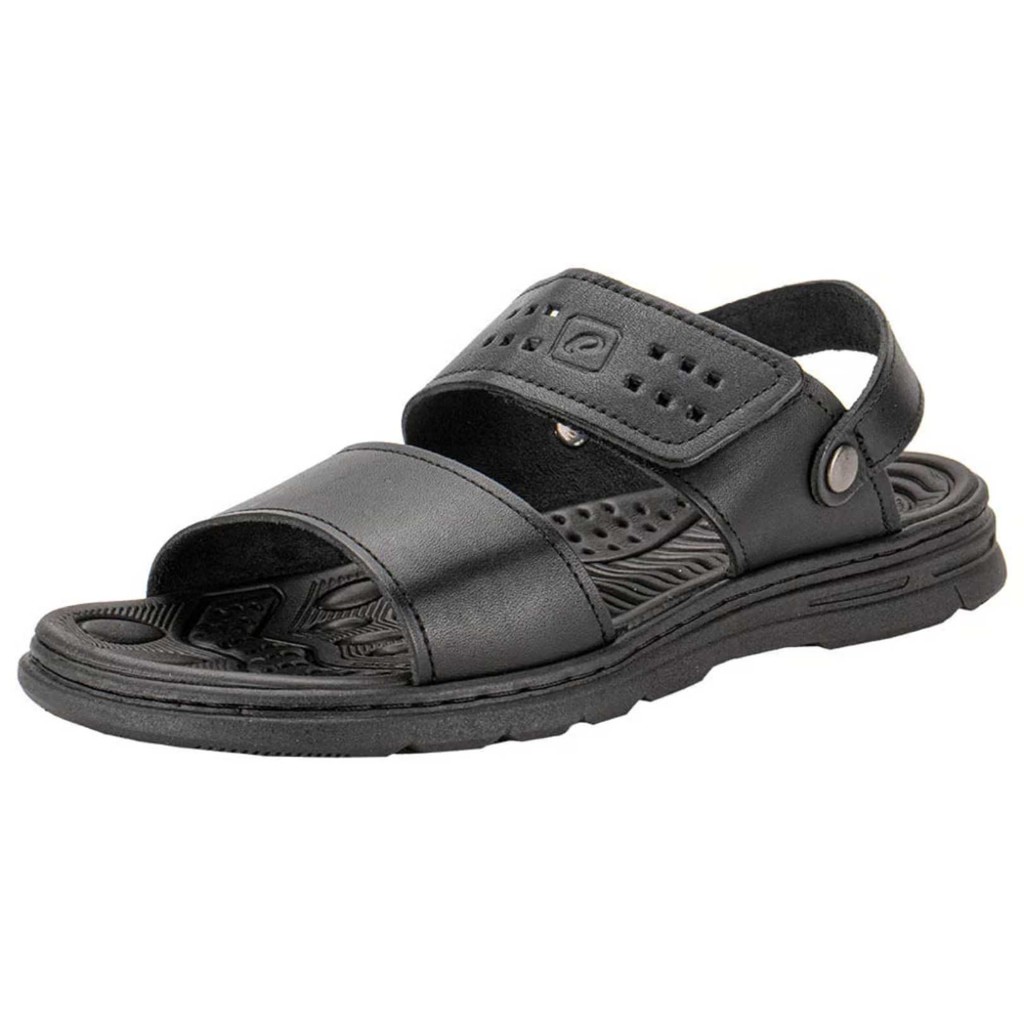Sandália marca pegada de couro masculino confortavel 134203