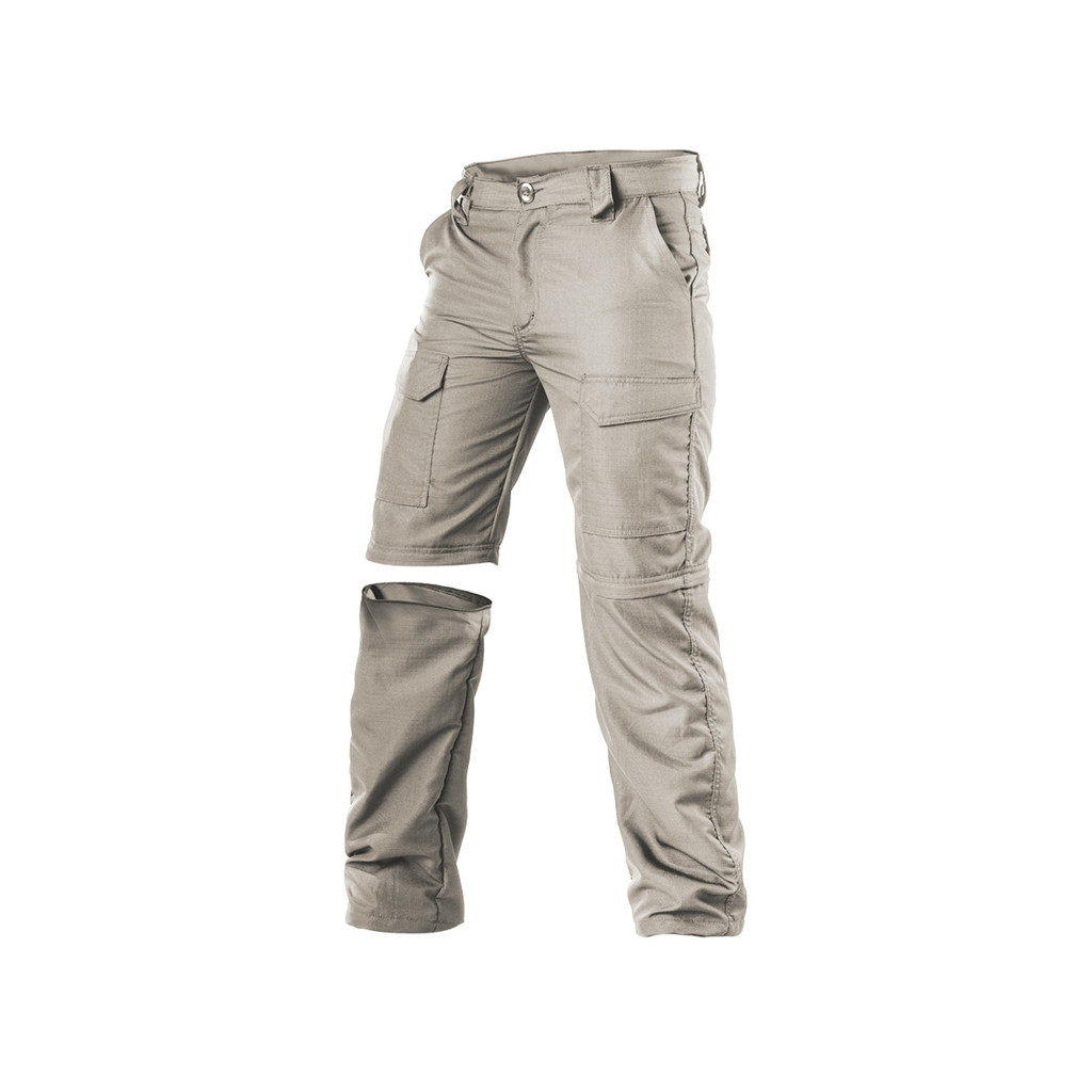 Calça Vira Bermuda Poly Rip Stop 6 Bolsos Fox boy Com Zíper Na Perna Cargo Trilha Fishing Caça Pesca