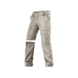 Calça Vira Bermuda Poly Rip Stop 6 Bolsos Fox boy Com Zíper Na Perna Cargo Trilha Fishing Caça Pesca