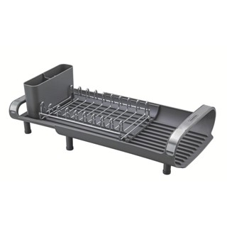 Escorredor de Louça Plurale Compacto Com Secador e Porta Talheres Grafite - Tramontina 61537000 em Oferta na Shopee