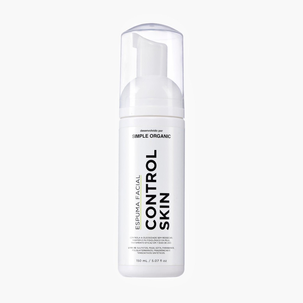 Espuma Facial Control Skin Simple Organic