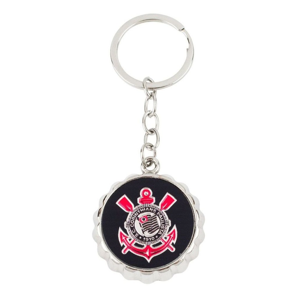 Chaveiro Tampa Abridor Time 3.5cm - Corinthians
