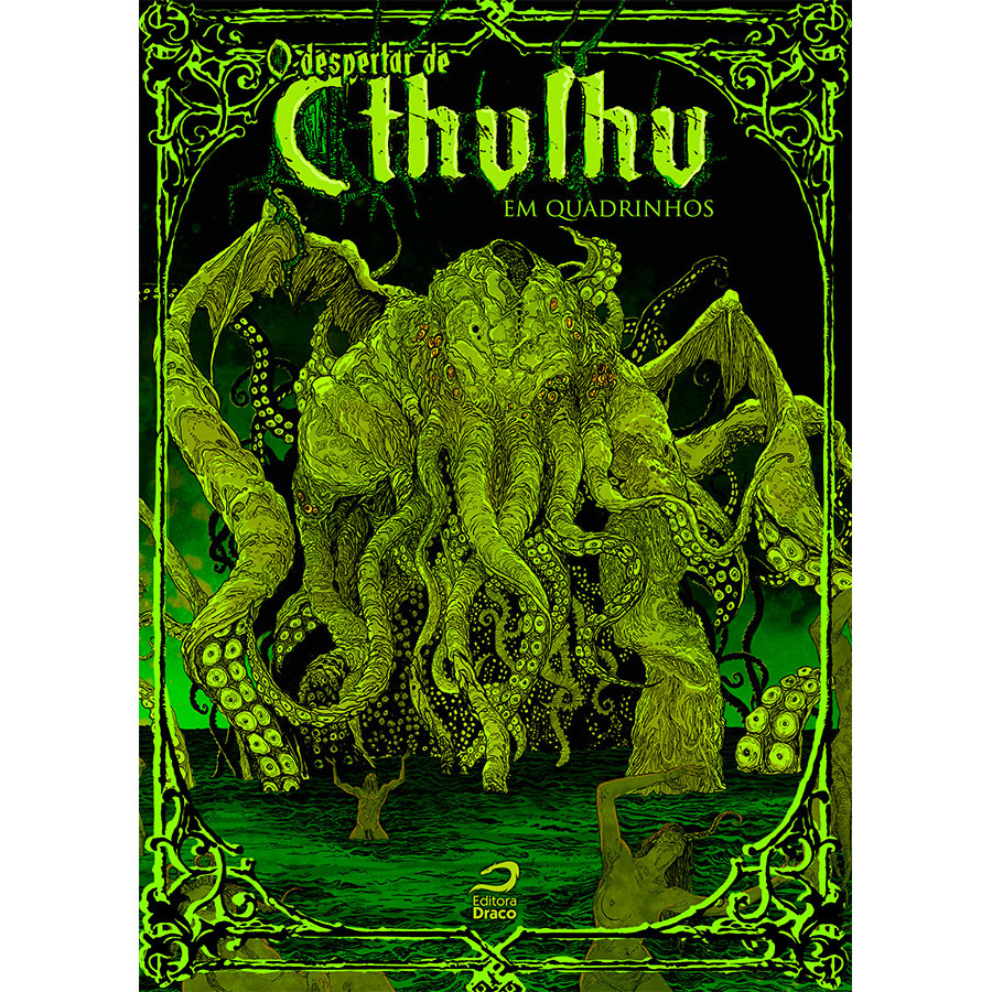 Comic - O Despertar de Cthulhu  - Em Quadrinhos - Novo/Lacrado - Editora Draco - ISBN 9788582431979 - Em Quadrinhos