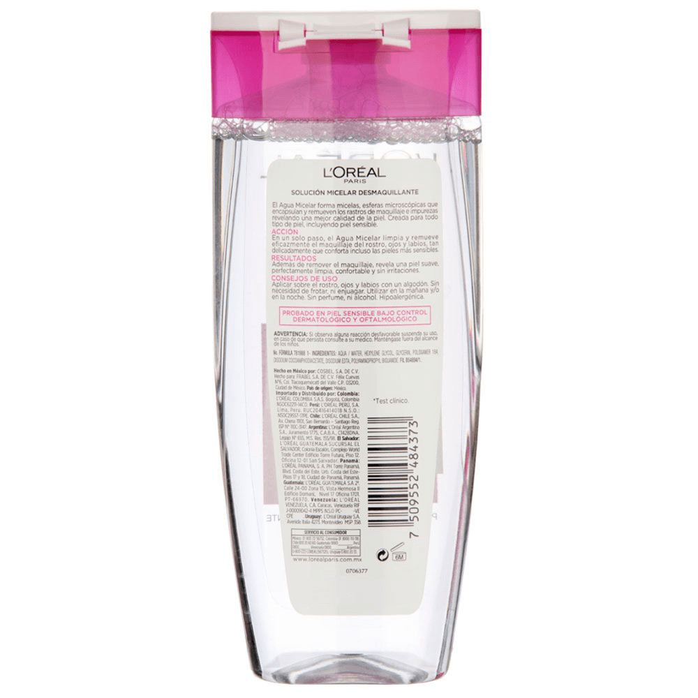 Água Micelar L'Oréal Paris 5 Em 1 - Demaquilante 200ml - Beauty