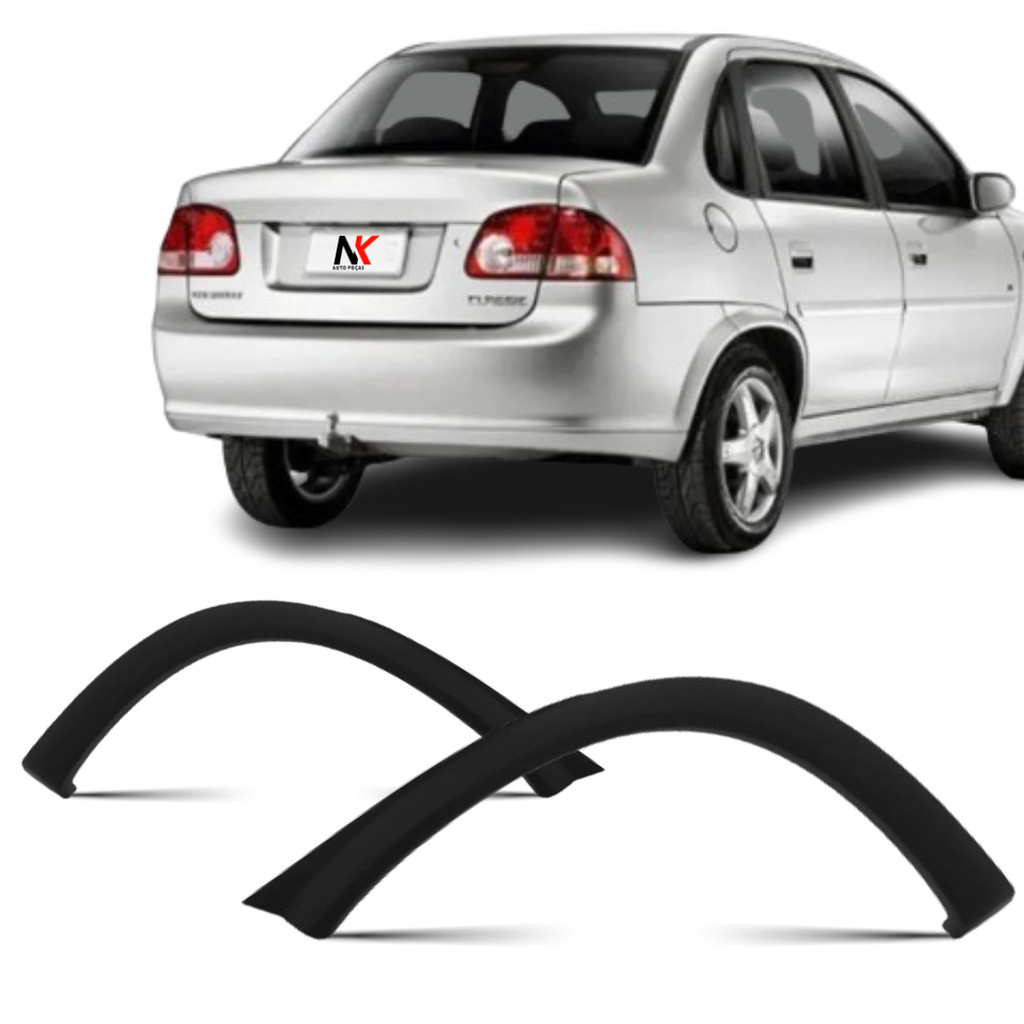 Moldura Vão Roda Traseiro Corsa Classic 2010 á 2016 Direito em Oferta na Shopee