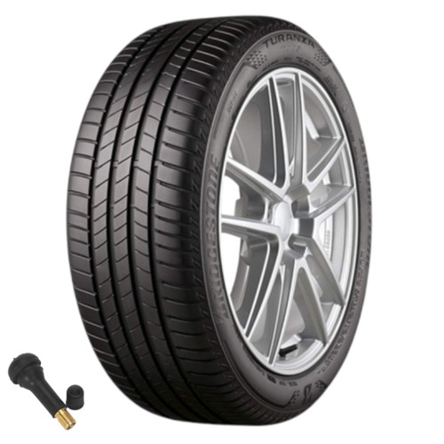 Pneu 205/55R17 91V Turanza T005 Bridgestone + Bico Valvula Tr414