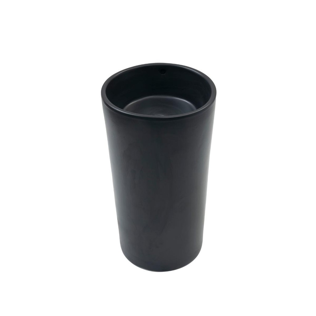 Cuba de Piso Sem Válvula para Banheiro Cerâmica 45cm Espinélio Pingoo - Preto em Oferta na Shopee