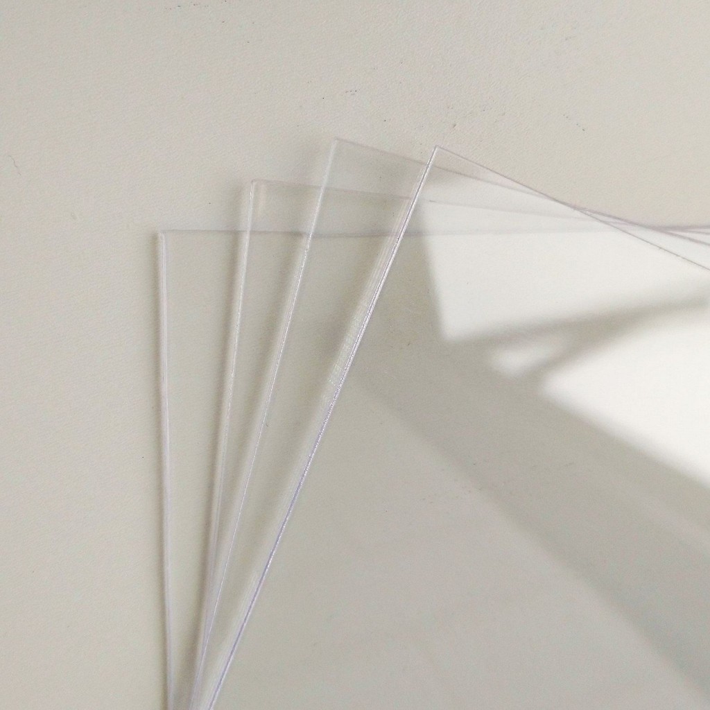 Kit 10 Chapas de PS Cristal 1mm Transparente para Proteger Imagens de Quadros e Porta Retratos - 10x15