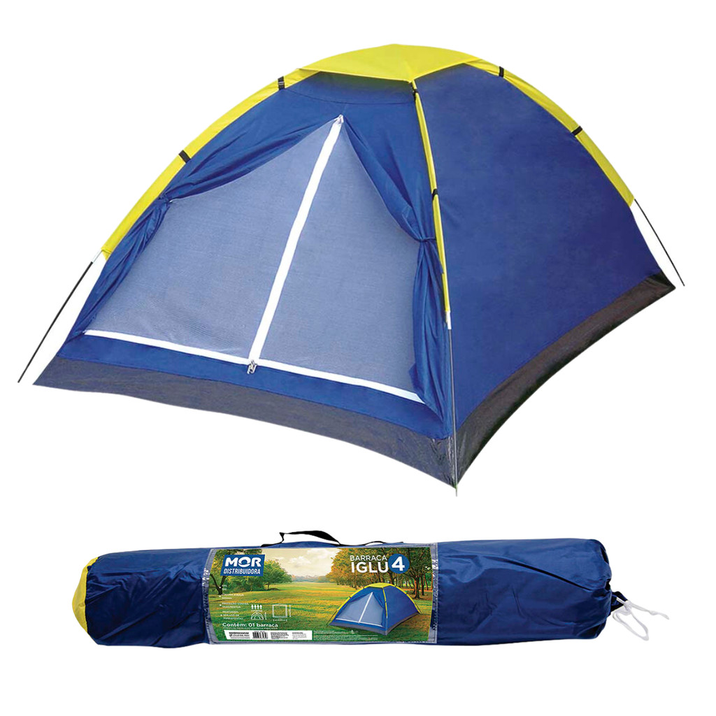 Barraca Camping Iglu para até 4 Pessoas - Mor em Oferta na Shopee