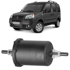 Filtro Combustível Doblo 1.4 1.8 2006 a 2021 Flex Tecfil