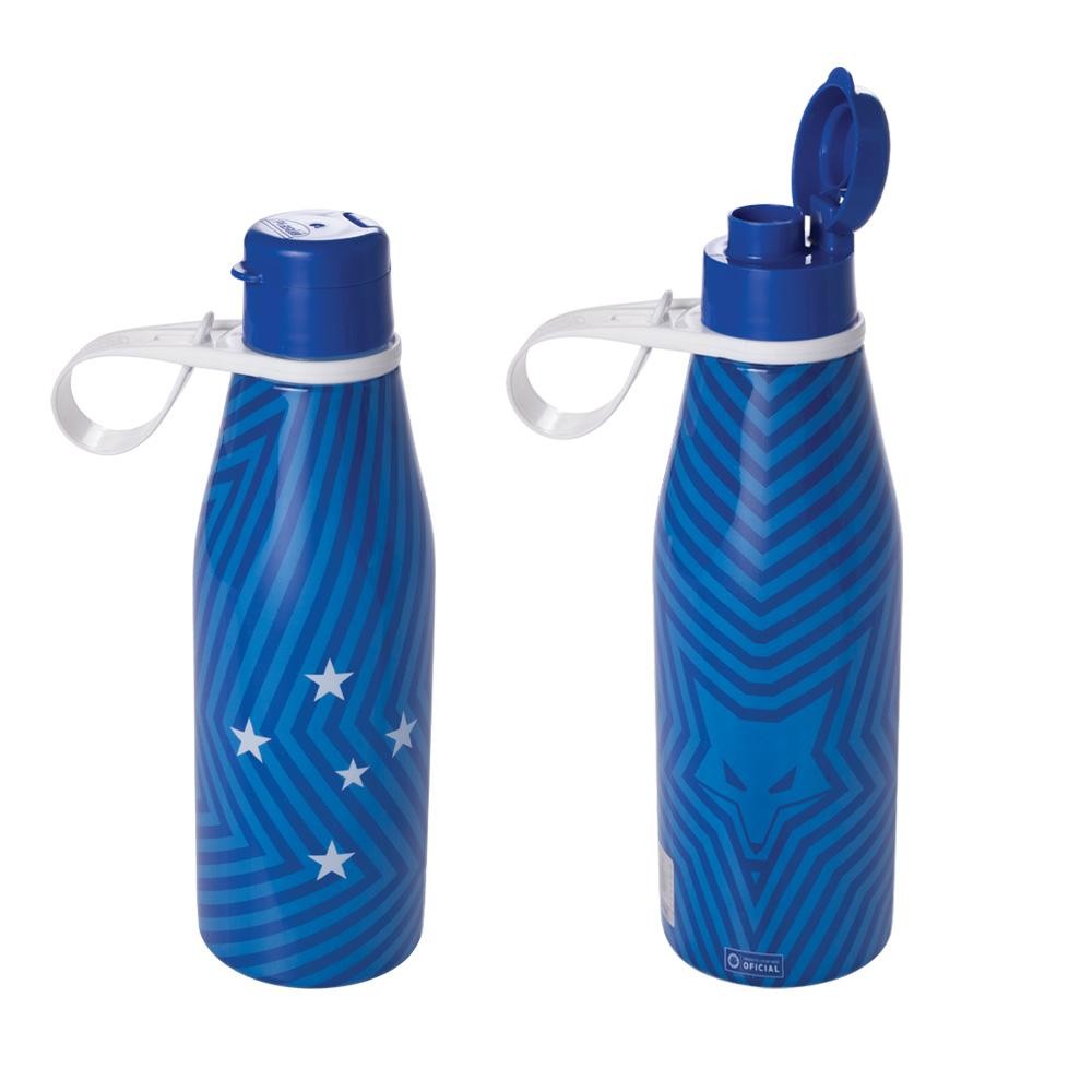 Garrafa Com Tampa Abre Facil 530ml Cruzeiro Oficial Plasutil - Home & Living