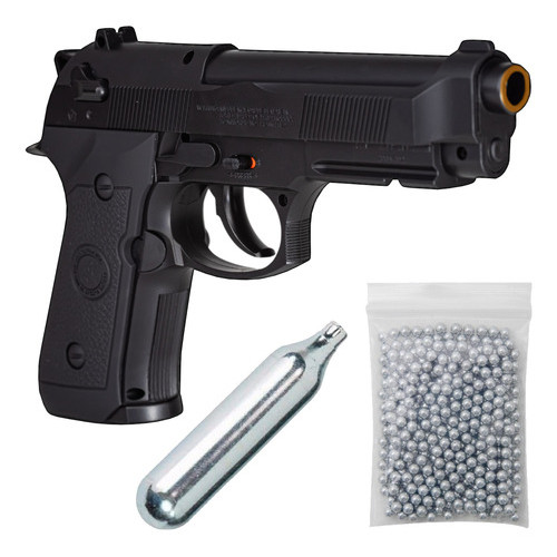 Pistola Airgun 302B 4,5mm Rossi + 300 Esferas + Co2 em Oferta na Shopee
