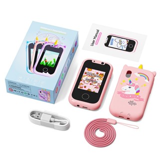 Crianças Telefone Inteligente Para Meninas Unicórnios Presentes 8-10 Anos De Idade Brinquedo Tela Sensível Ao Toque Apre em Oferta na Shopee