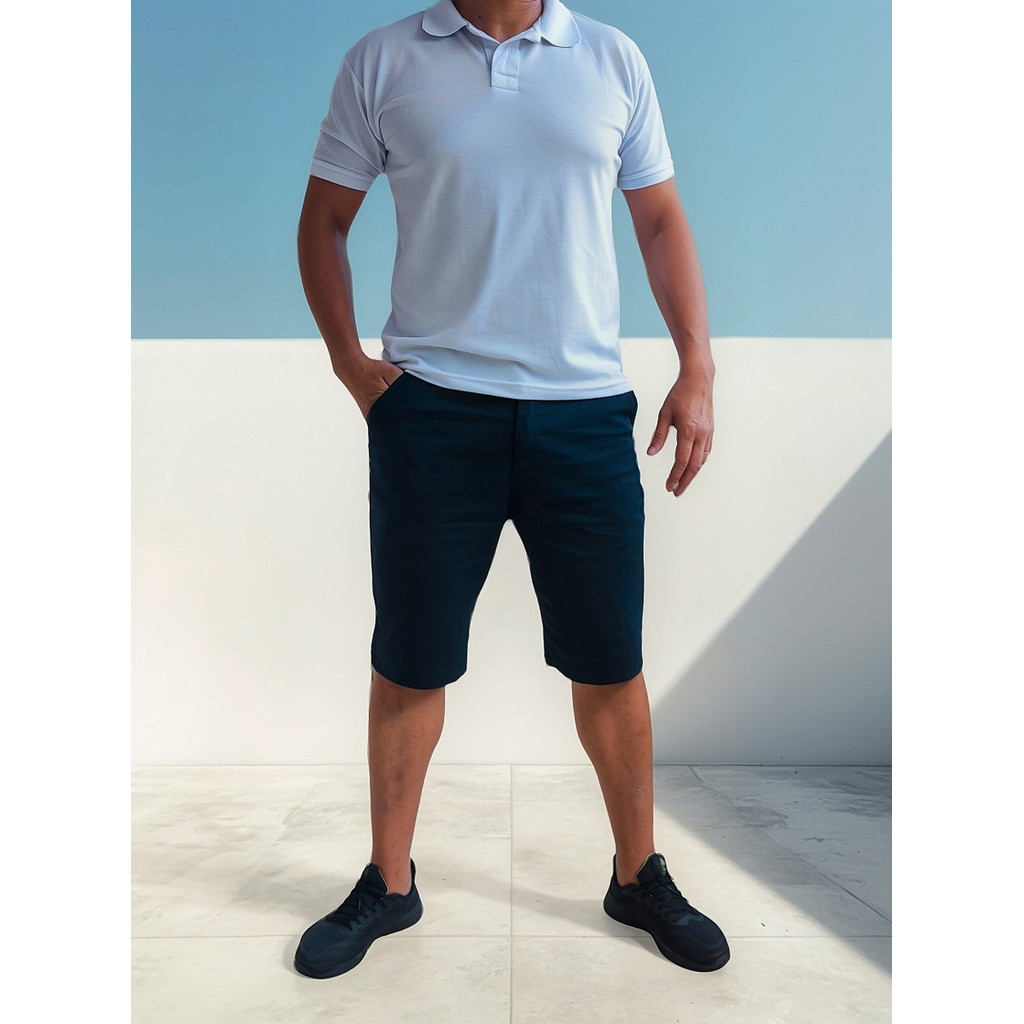 Bermuda De Sarja Plus Size Masculino