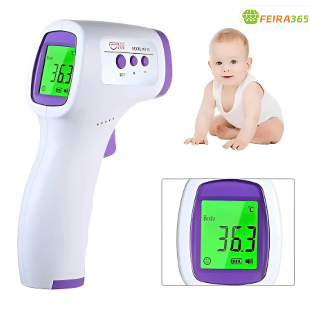 Medição de temperatura corporal do bebê temperatura portátil Digital segunda temperatura arma termômetro infravermelho