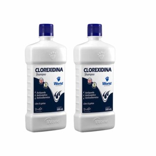 02 Shampoo Dermatite Clorexidina 500ml World