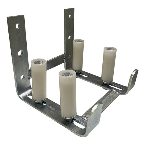 Guia Aliaço Portão Correr 4 Roletes 25x70 Mm Reforçado em Oferta na Shopee