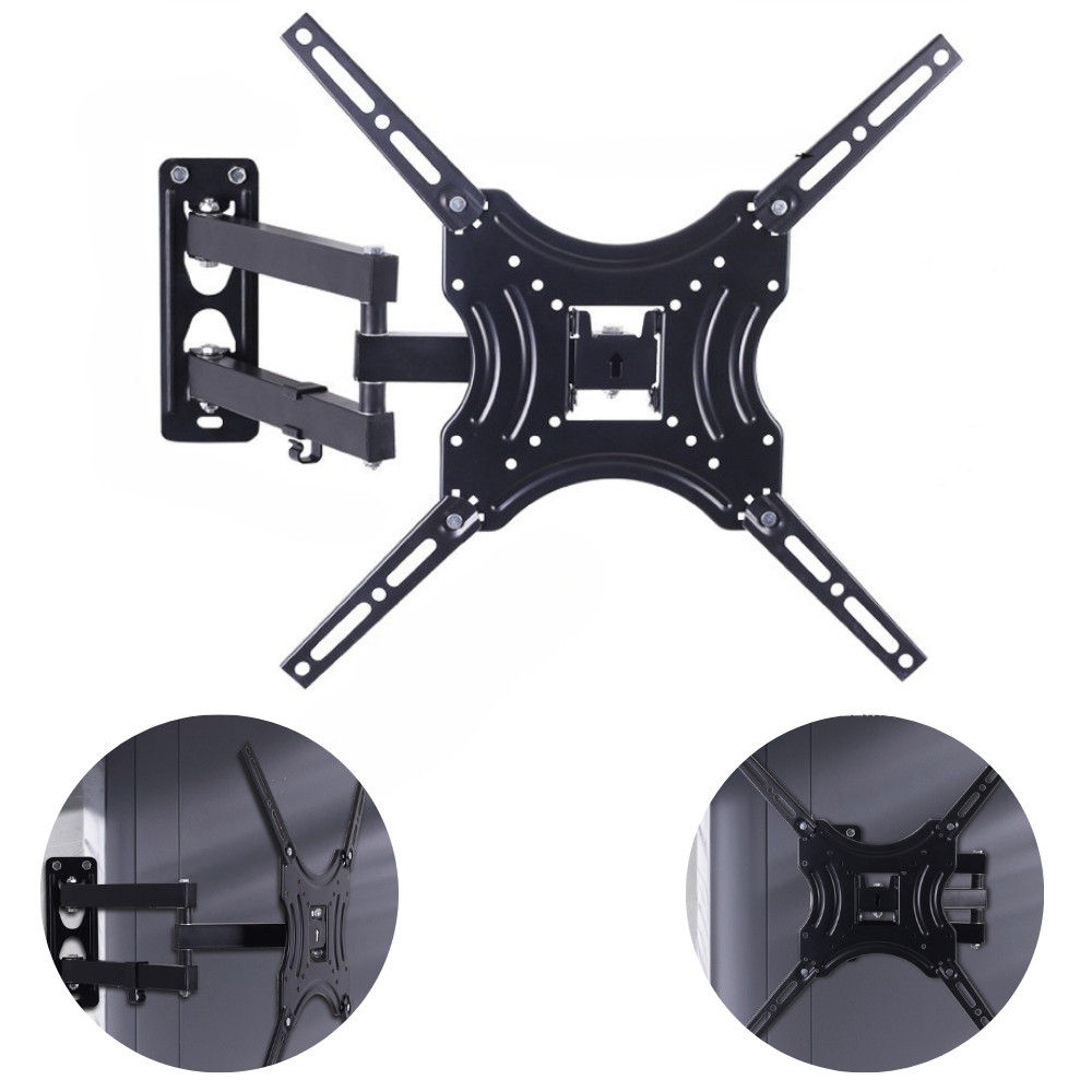 Suporte Para TV 14" A 55" Lcd Led Articulado Preto Deend em Oferta na Shopee