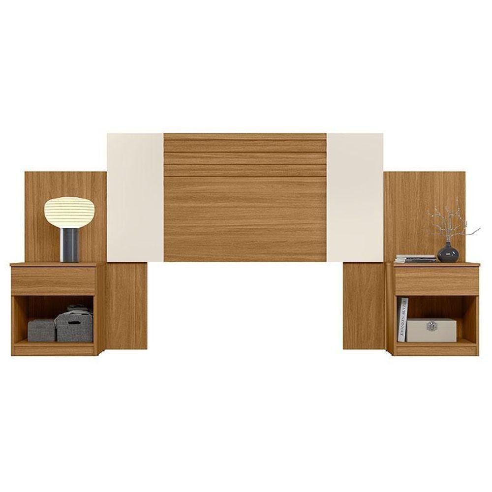 Cabeceira Casal Araguaia Freijó Off White - Moval em Oferta na Shopee