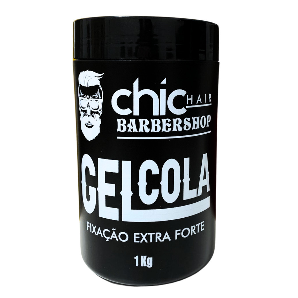 Gel Cola Fixação Extra Forte Profissional Chic Hair 1KG em Oferta na Shopee