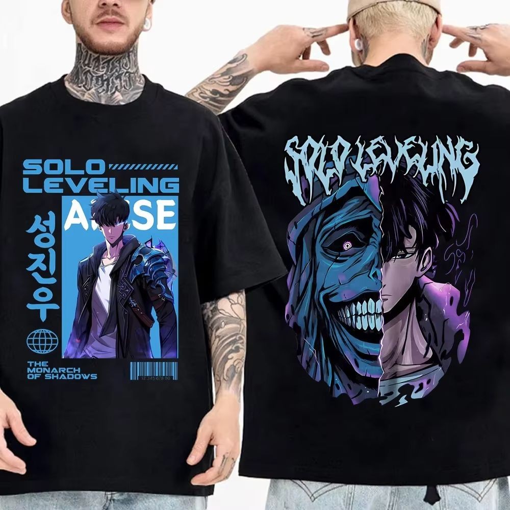 Camiseta Unissex Oversized Plus Size Feminina Masculina   Unissex de Algodão Puro Preta Básica Estampada  Imagens