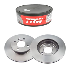 Par Disco de Freio Ventilado Onix 1.0 1.4 8v 2012 a 2019 TRW