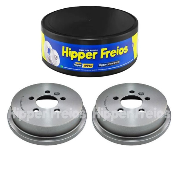 Par Tambor Traseiro Crossfox 1.6 2005 Até 2014 Hippe Freios em Oferta na Shopee
