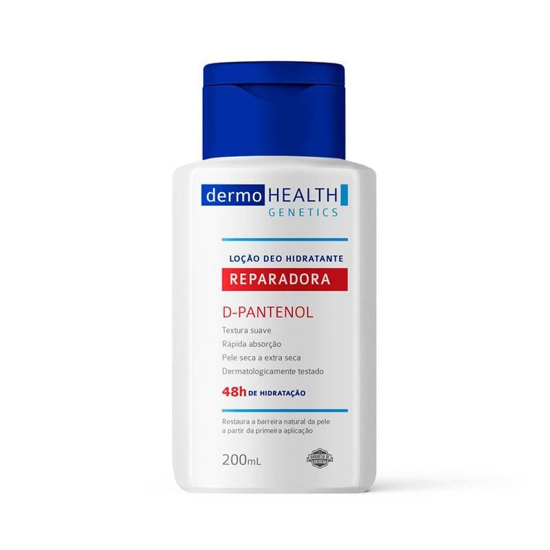 Loção Deo Hidratante Dermo Health Genetics Reparadora D-Pantenol 200ml em Oferta na Shopee