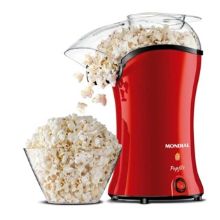 Pipoqueira Elétrica Mondial PopFlix Automática 1200W Vermelho 220V - PP-03 em Oferta na Shopee