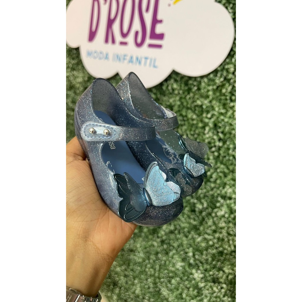 SAPATILHA MINI MELISSA ULTRAGIRL FLY GLITER