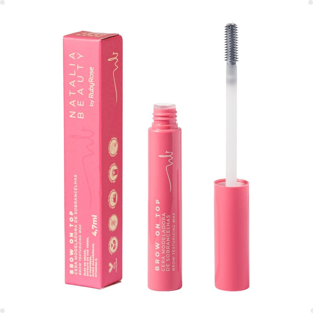 Cera Modeladora Sobrancelhas Ruby Rose Natalia Beauty Brow On Top