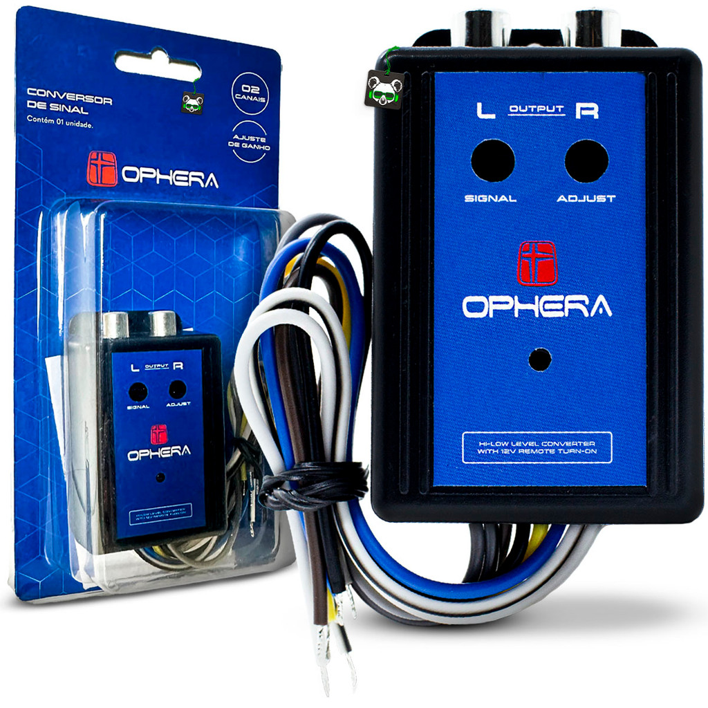 Conversor Adaptador Fio Para Rca 2 Canais 40w RMS 2v Ophera em Oferta na Shopee