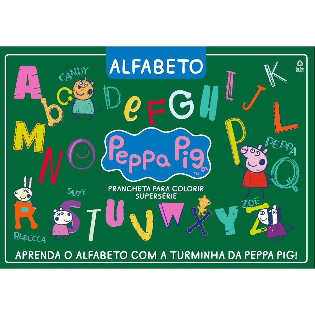Peppa Pig - Prancheta para colorir - Supersérie em Oferta na Shopee