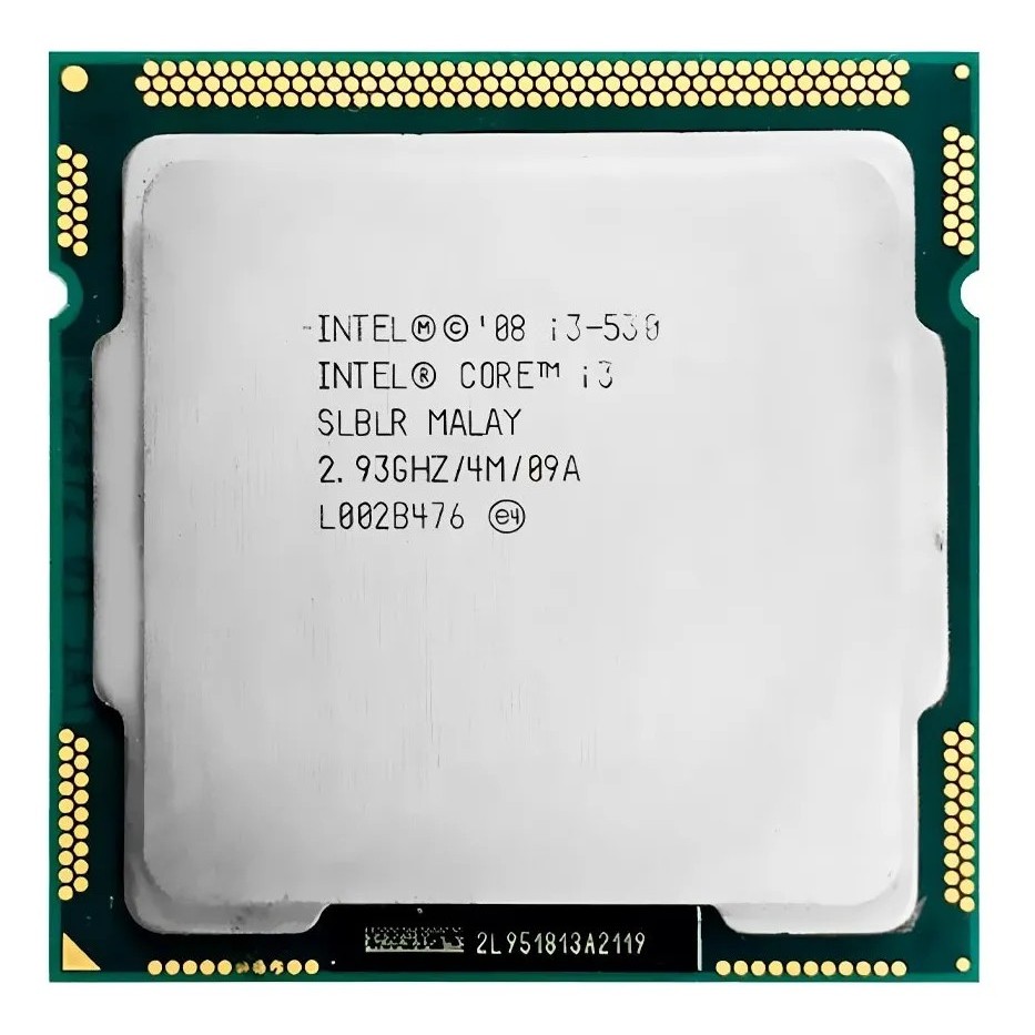 Processador LGA 1156 i3 530 2.9Ghz 1º Geração S/CX