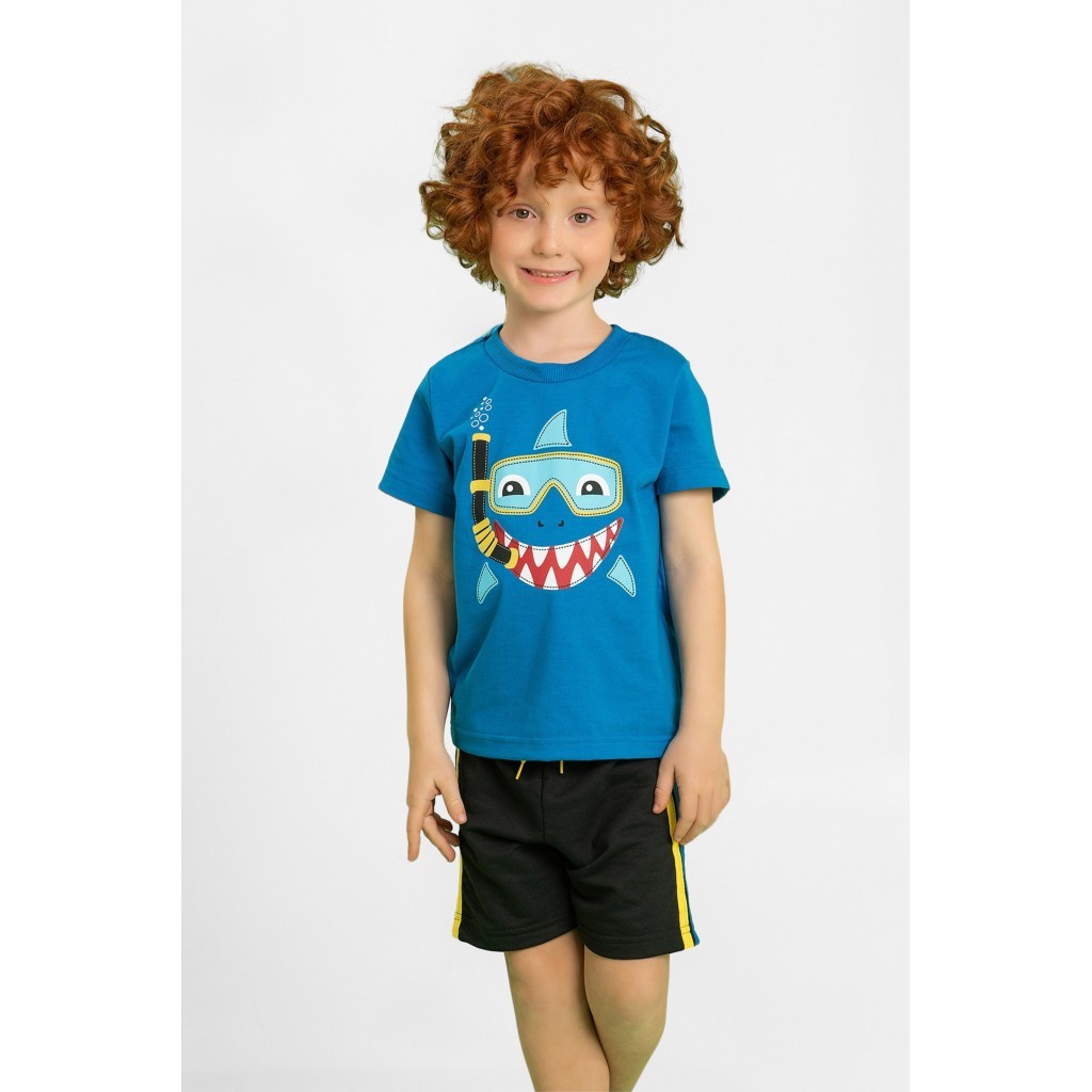 Conjunto Infantil Masculino Fundo Do Mar em Oferta na Shopee