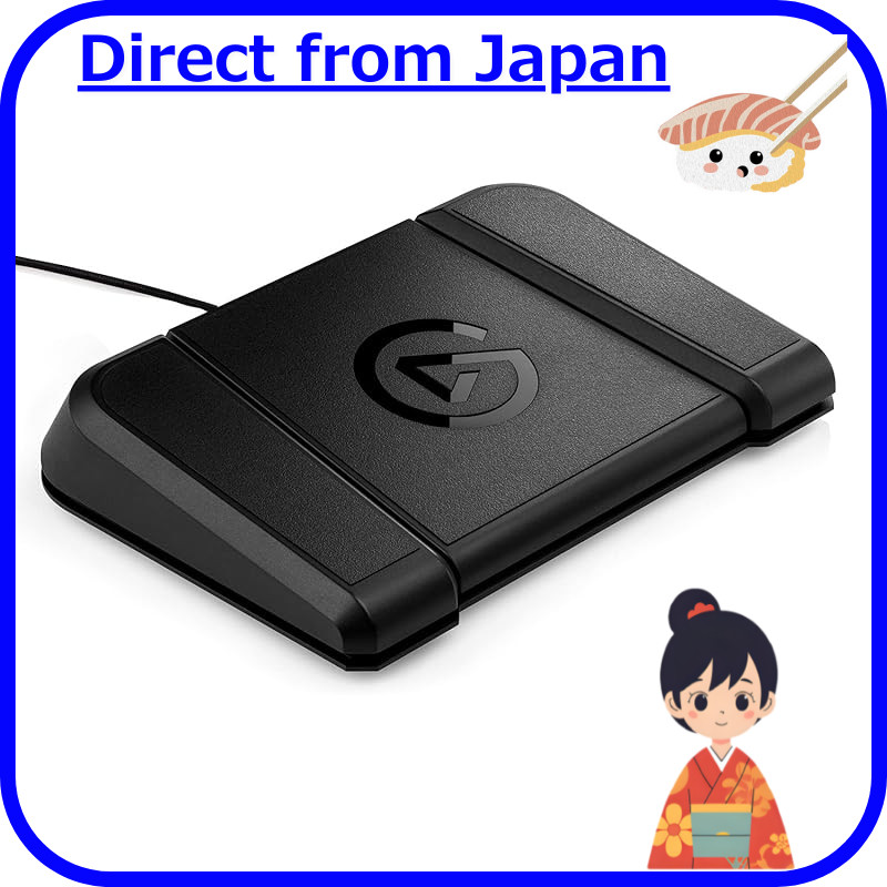 Elgato Foot Pedal Stream Deck / Hands-Free Streaming / One-Touch Streaming Compatible with 4KCU, OBS, Twitch, YouTube, T