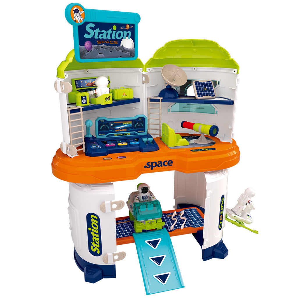 Bancada Infantil Estação Espacial Luz Som SpaceS Replay Kids em Oferta na Shopee