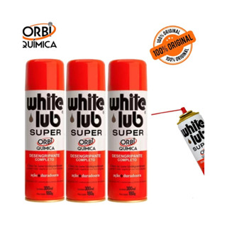Desengripante Lubrificante Desengraxante Super Orbi Quimica - White Lub 300ML - KIT 3 UN em Oferta na Shopee