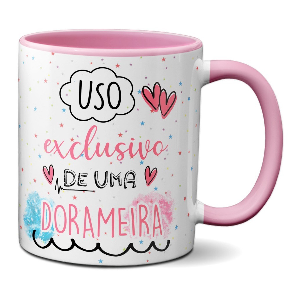 Caneca Uso Exclusivo de uma Dorameira Fã de Dorama Presente