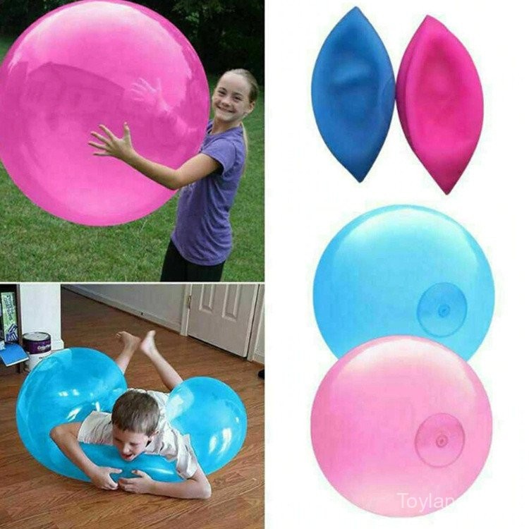 Brinquedo de Bola de Bolha para Crianças, Esportes ao Ar Livre, Bola de Praia Inflável, Brinquedo de Balão, Jogo Diverti
