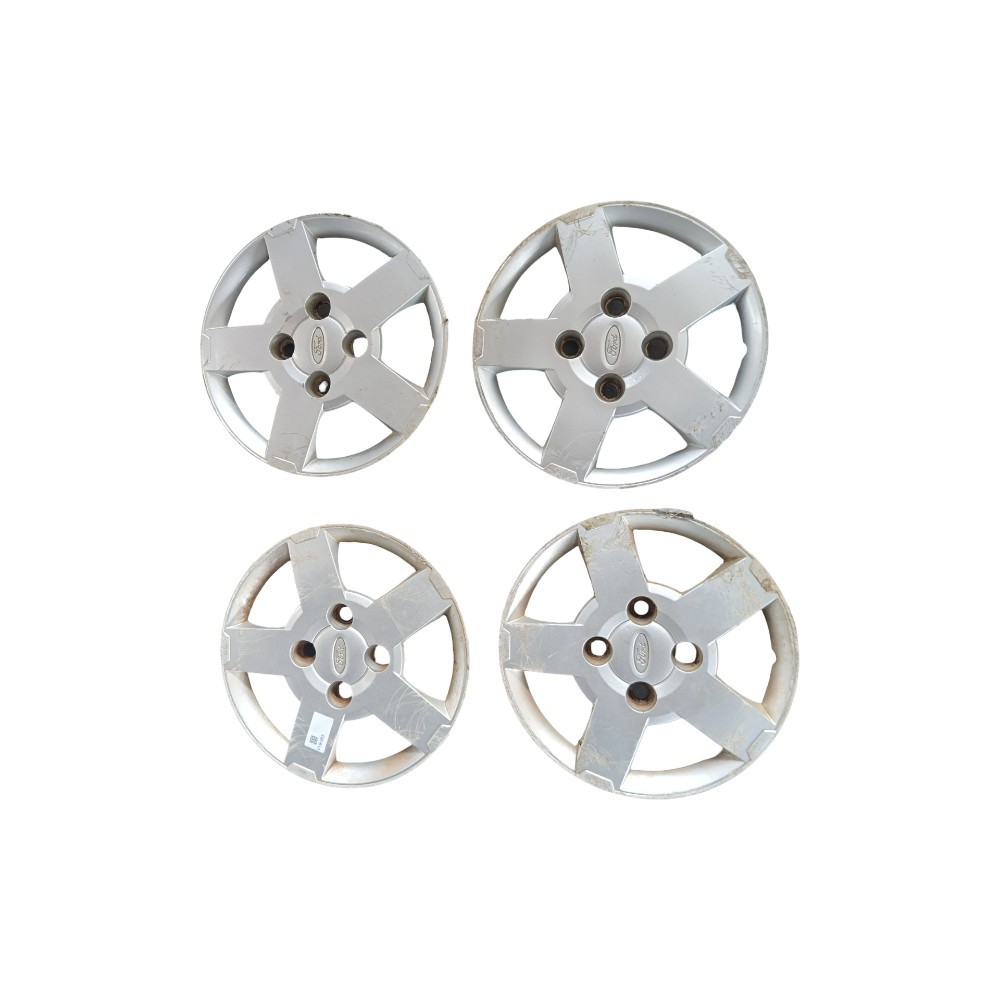Jogo 4 calotas Ford Ka Aro 13 2008-2013 Original.