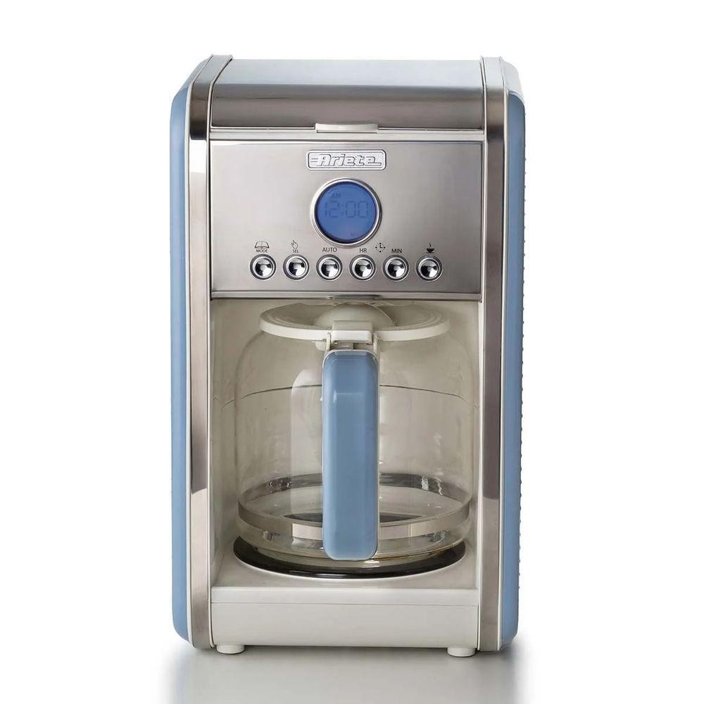 Cafeteira Elétrica Vintage Ariete Azul 110V em Oferta na Shopee