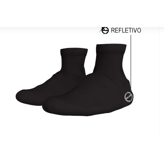 Botinha para Sapatilha de Ciclismo ERT Preta Lisa