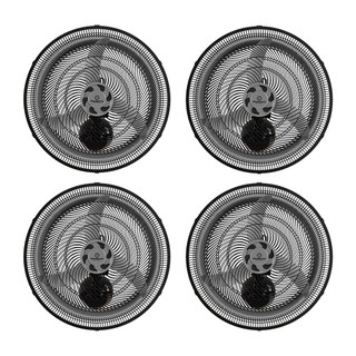 Kit 4 unidades Ventiladores Parede Oscilante Vop Good 50cm Ponente