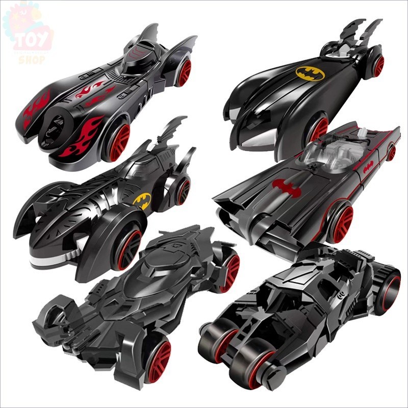 Conjunto 6pçs Metal Carro Batmobile Simulação De Liga De Esportivo Brinquedos Infantis em Oferta na Shopee