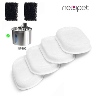 (Em estoque) Newpet Kit 6/12/18 Filtro Refil Carvao Fonte Cachorro Agua Limpa Bebedouro Gato Original Filtros para bebedouros em Oferta na Shopee