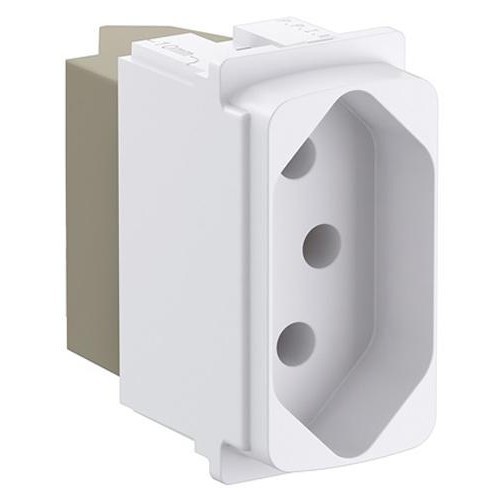 Módulo Tomada Legrand Pial Zeffia - 2P+T - 10A - Branco - 680160 em Oferta na Shopee