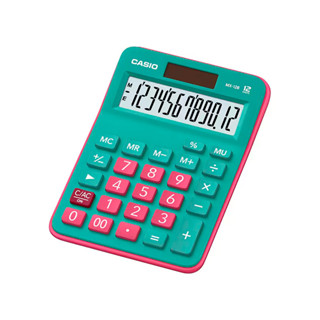 Calculadora de mesa 12 dígitos MX-12B-GNRD Verde Casio em Oferta na Shopee