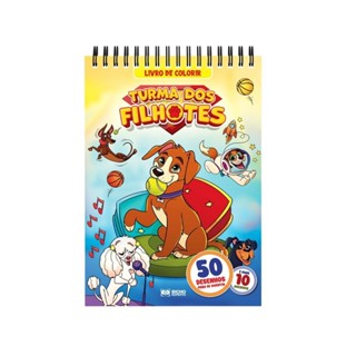 50 Páginas para Colorir: Turma dos Filhotes em Oferta na Shopee