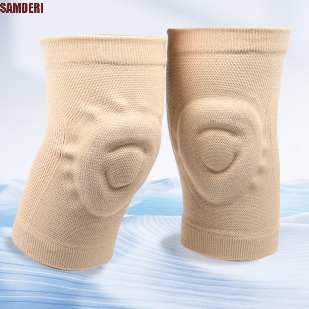 SAMDERI 1 Par De Joelheiras De Silicone , Ultrafinas De Compressão Esportivas Respiráveis em Oferta na Shopee